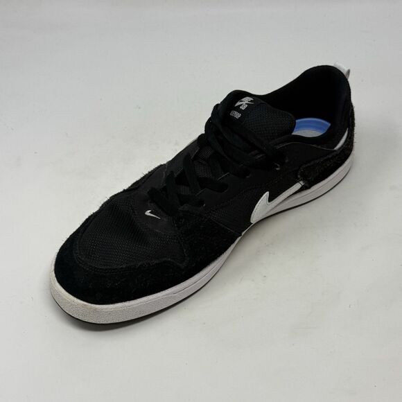 Nike SB Alleyoop Sneakers Mens 11 Black Suede Mesh Low Top Skate Shoes CJ0882001 - Picture 8 of 16